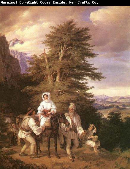 unknow artist Rumanian Family Going to the Fair